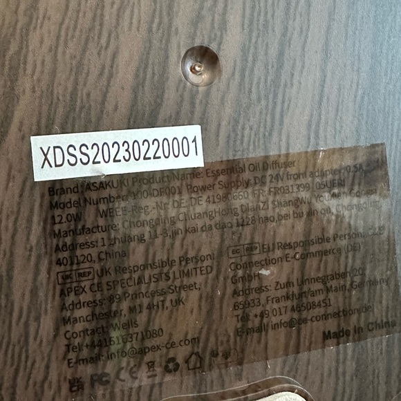 Asakuki 500ml Essential Oil Diffuser - Picture 8 of 9